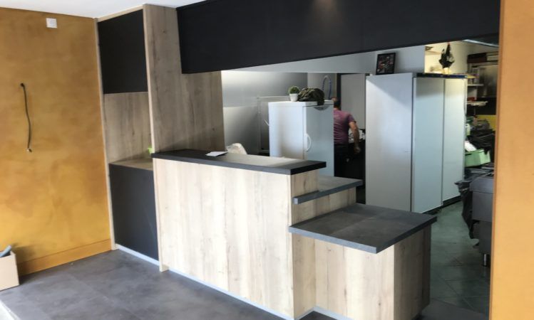 restaurant coptoir menuiserie